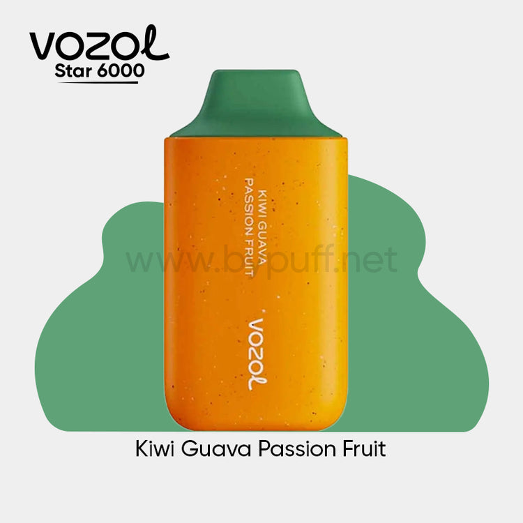 Vozol 6000 Kiwi Guava Passion Fruit